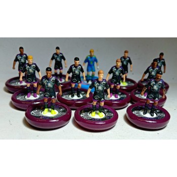 Subbuteo Andrew Table Soccer Bayern Munich 2023-24 away kit with Earth map on WSB Professional bases